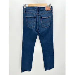 Levis Women Slimming Straight Jeans Medium Wash Stretch Mid Rise‎ Blue Size 30 thumbnail 2