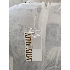 Muy Muy Fancy Cottage Core Lace Embroidered Bell Sleeves White Maxi Dress Sz Sm thumbnail 11