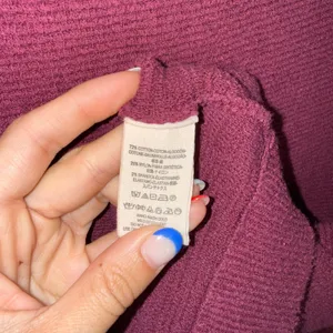 Free People Ottoman Slouchy Tunic Women Sm Berry Pink‎ Excellent Ribbed Sweater thumbnail 3