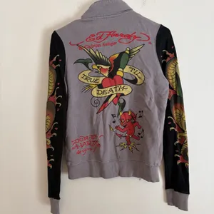 VTG 2000s Ed Hardy by Christian Audigier All Over Print Zip-Up‎ Jacket Womens XS thumbnail 5