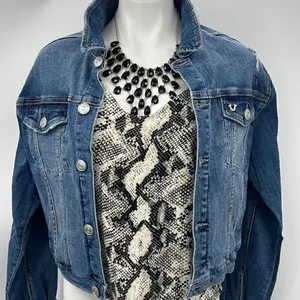 Vibe snake print extra large cropped stretchy cami Black Size XL thumbnail 2