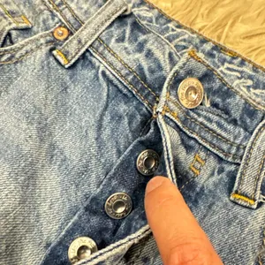 Free People We the Free button fly straight jeans size 28 thumbnail 2