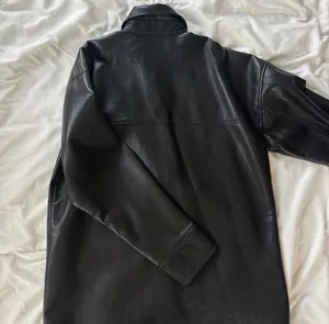 Aritzia Black Leather Jacket thumbnail 3