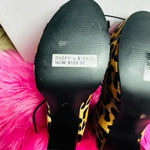 Steve Madden Real Fur Animal Print 5.5 New‎ thumbnail 6