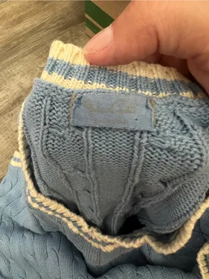Brandy Melville John galt blue knit sweater vest thumbnail 8