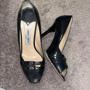 Jimmy Choo dark blue Women's Heels thumbnail 2