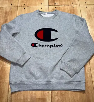 Champion Crewneck Sweatshirt Heather Gray‎ Authentic Athletic Apparel Womens XL thumbnail 1