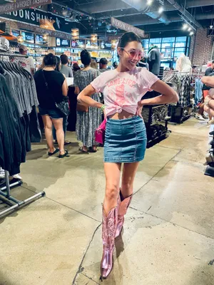 Free People Denim Skirt thumbnail 5
