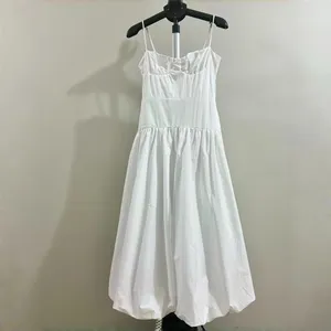 NWOT Farm Rio White Bubble Midi Dress Size S 100% Cotton thumbnail 2