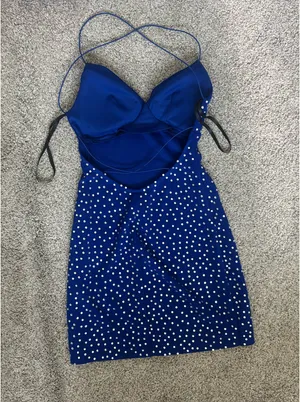 Blue Homecoming Dress thumbnail 2