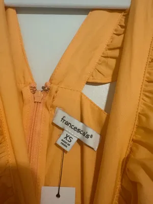 Francesca's Dress Orange thumbnail 2