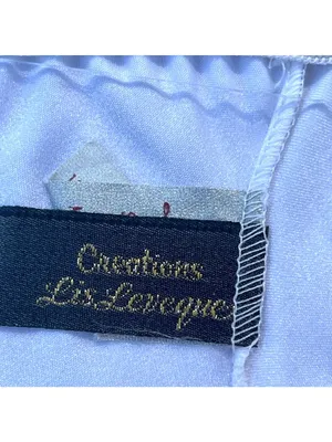 Vintage Lis Levesque White Lace Satin Camisole Top Small Made In USA 21r thumbnail 4