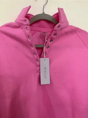 NEW Altar’d State AS Revival Pink Balloon Sleeve Pullover Size Small NWT thumbnail 3