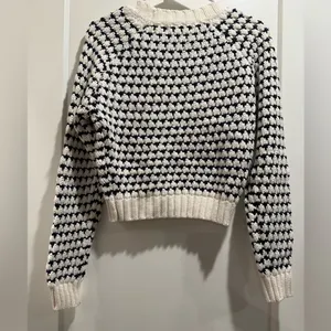 All in Favor Navy and Cream Stripe Knit Sweater‎ Size Xs thumbnail 2