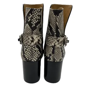 Tory Burch Kira Stamped Snake Print Leather Bootie - 8.5 thumbnail 4