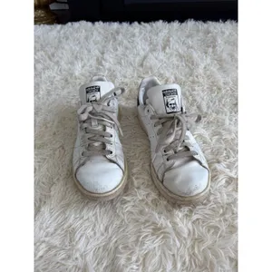 Adidas Stan Smith White Leather Sneakers Low‎ Top Women's Casual Tennis Shoes thumbnail 2