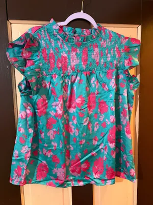 Boutique blouse Green Size XL thumbnail 1