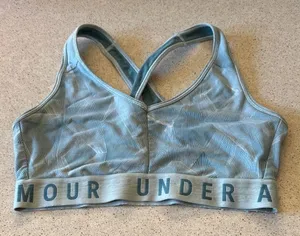 Under Armour Light Blue Sports Bra thumbnail 1
