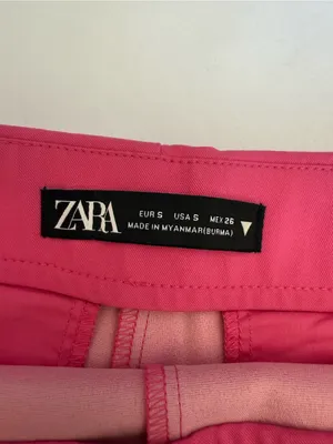 Zara Hot Pink Mini Skort Size Small thumbnail 4