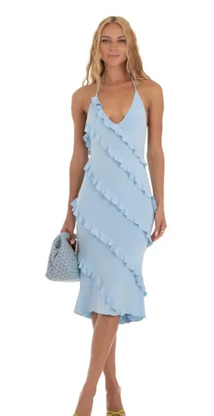 Lucy in the Sky Blue Midi Dress thumbnail 1