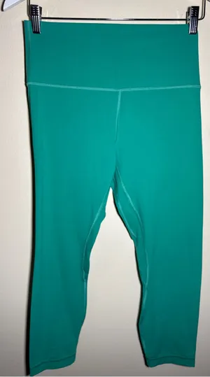 Lululemon align Leggings Sz 10 Green High Rise thumbnail 1