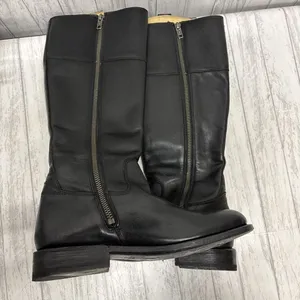 Womens Size 6 Frye Jayden Button Tall Black Leather Boots thumbnail 10