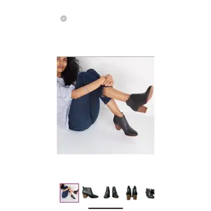 Platform ankle boots madewell Brenner black size 9 thumbnail 9