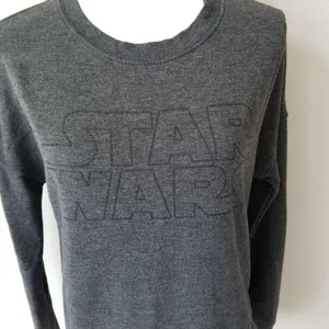 Star Wars Dark Heather Gray Medium Sweatshirt Crewneck Long Sleeve Pullover For thumbnail 2
