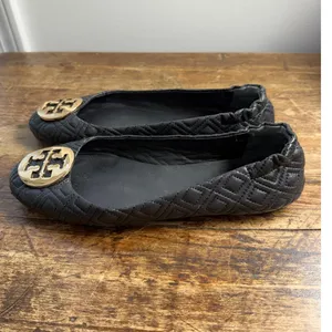 Tory‎ Burch Quilted Ballet Mini Flats Women's size 8.5 thumbnail 6