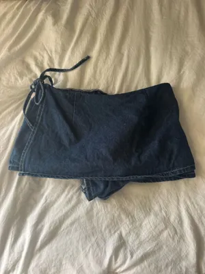 Lioness Countryside Skort Blue Denim size xxs thumbnail 6