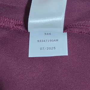 MSK Zinfandel Burgundy Satin Slip Maxi Dress Small 93347190AM Adjustable Straps thumbnail 7
