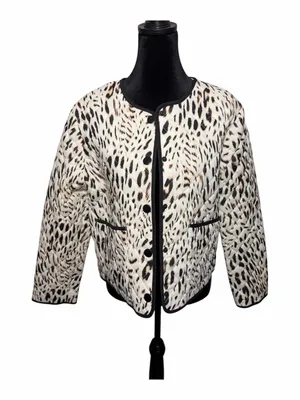 Sanctuary Quilted Jacket Animal Print NWT $129 thumbnail 1