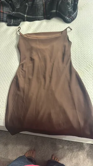 Urban Outfitters Cowell satin slip dress thumbnail 3