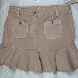Michael-kors Women's Tan and Pink Skirt thumbnail 1