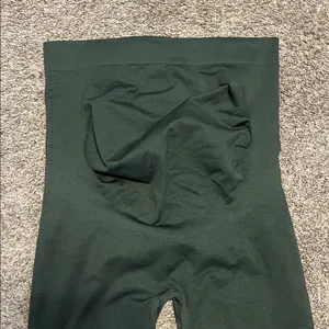 BLANQI Dark‎ Green Women’s Belly Support Maternity Leggings XL thumbnail 4