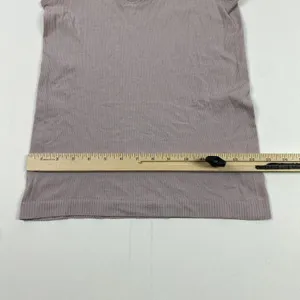 Lululemon Tank Top Womens 8 Medium Purple Ribbed Shelf Bra Racerback Yoga thumbnail 4