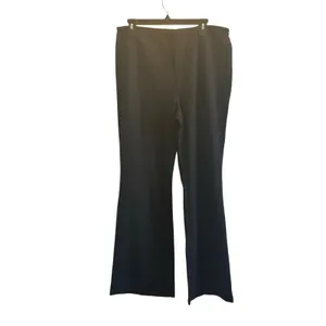 Halara black flare stretch work pants XL travel basic staple thumbnail 2