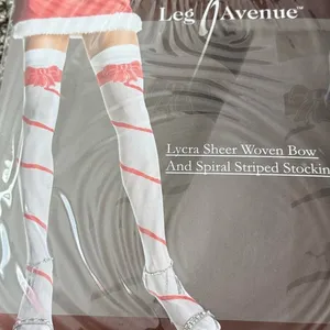 Leg Avenue Christmas Thigh High Stockings thumbnail 3