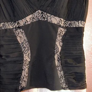 Bebe Size M Black Dress Tank thumbnail 3