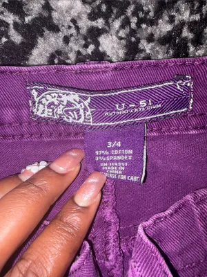 Purple Women's Slim Jeans size 3/4 thumbnail 2