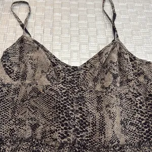 Wilfred Aritzia Silk Snakeskin Bustier Mini Dress Size 0 thumbnail 5