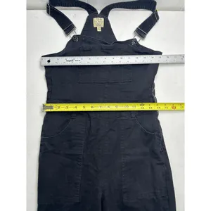 Torn by Ronny Kobo Black Denim Overalls with Size Zipper. Size 27 thumbnail 7