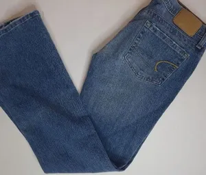 American Eagle 0 29x30 Distressed Flare Jeans thumbnail 1