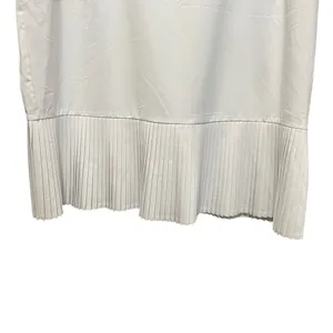 SPANX‎ Yes, Pleats! Performance Tee Shirt White Cloud size Medium thumbnail 5