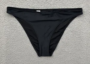 NWT Aerie Cheeky Bikini Bottom Black Swim Beach Summer Vacation Women's XL thumbnail 1