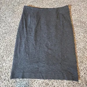 Cabi Charcoal Gray Heather Ponte Pencil Skirt‎ Style 550 Womens Size 16 Workwear thumbnail 1