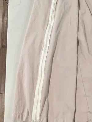 Forever 21 Wide Leg Track Pants in Soft Pink with Side Zipper size large thumbnail 6
