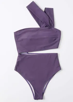 Cut Out Monokini Purple Size M thumbnail 2
