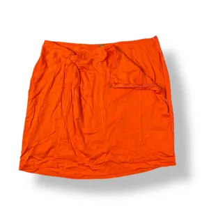 Free People NWT Knotted Mini Skirt Womens Size 8‎ Orange Boho Beachy thumbnail 5