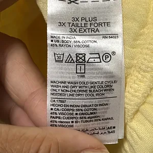 NWT OLD NAVY Lychee Yellow Tank Top Size 3X thumbnail 14